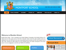 Tablet Screenshot of montforttrichy.com